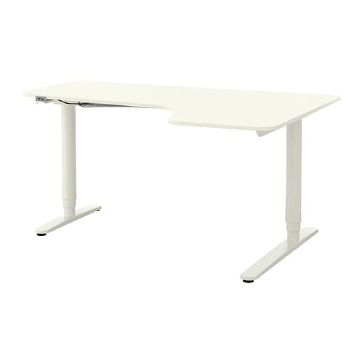 楽天市場】[IKEA/イケア/通販]BEKANT ベカント コーナーデスク 右 電動 
