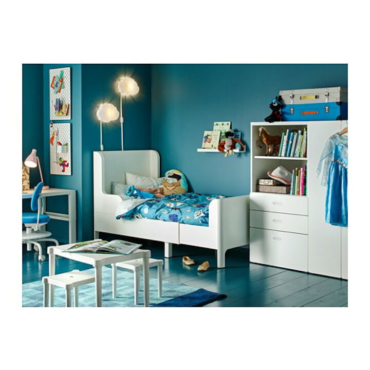 楽天市場】[IKEA/イケア/通販]BUSUNGE ブースンゲ 伸長式ベッド  