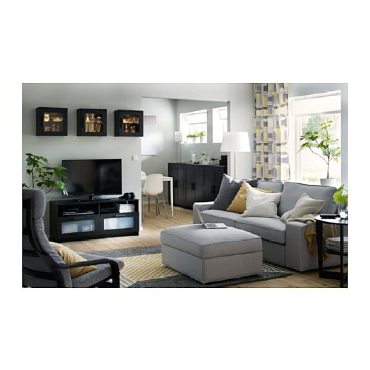 楽天市場】[IKEA/イケア/通販]BRIMNES ブリムネス テレビ台, ブラック 