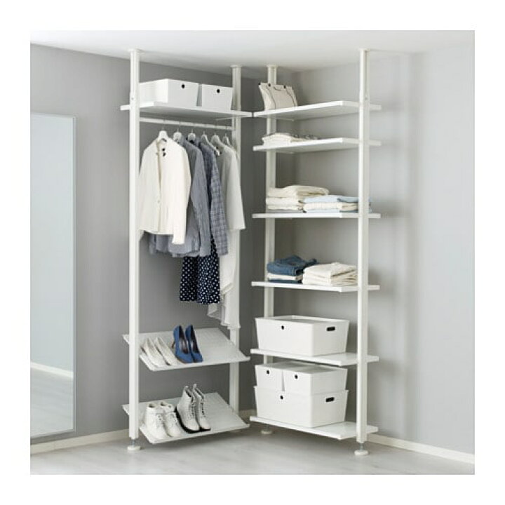 楽天市場】[IKEA/イケア/通販]ELVARLI エルヴァーリ ワードローブ 