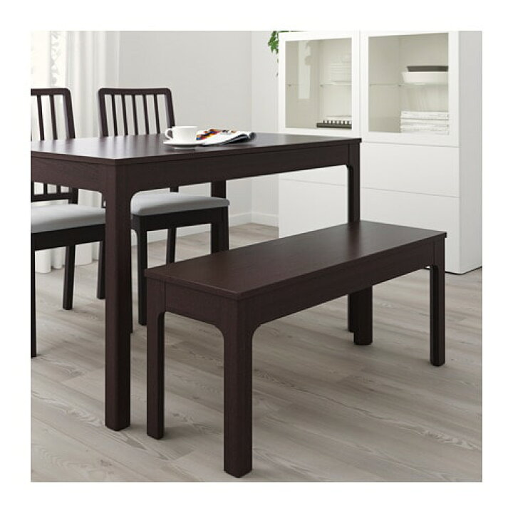 楽天市場】[IKEA/イケア/通販]EKEDALEN エーケダーレン ベンチ, ダーク 