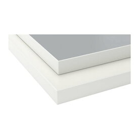 [IKEA/イケア/通販]EKBACKEN エークバッケン ワークトップ 両面, ホワイトエッジ ライトグレー/ホワイト/ラミネート[K](a)(80291335)