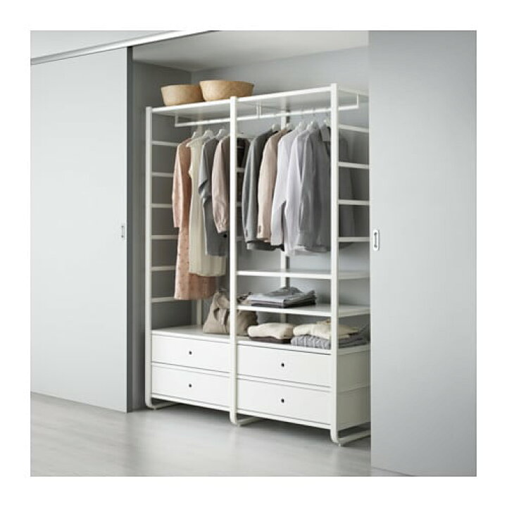 楽天市場】[IKEA/イケア/通販]ELVARLI エルヴァーリ ワードローブ 