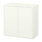 [IKEA/イケア/通販]EKET エーケト キャビネット 扉2/棚板1付き, ホワイト[D](d)(80333953)