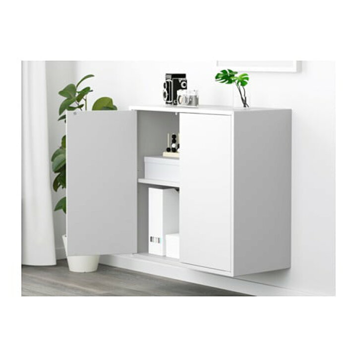 楽天市場】[IKEA/イケア/通販]EKET エーケト キャビネット 扉2/棚板1 