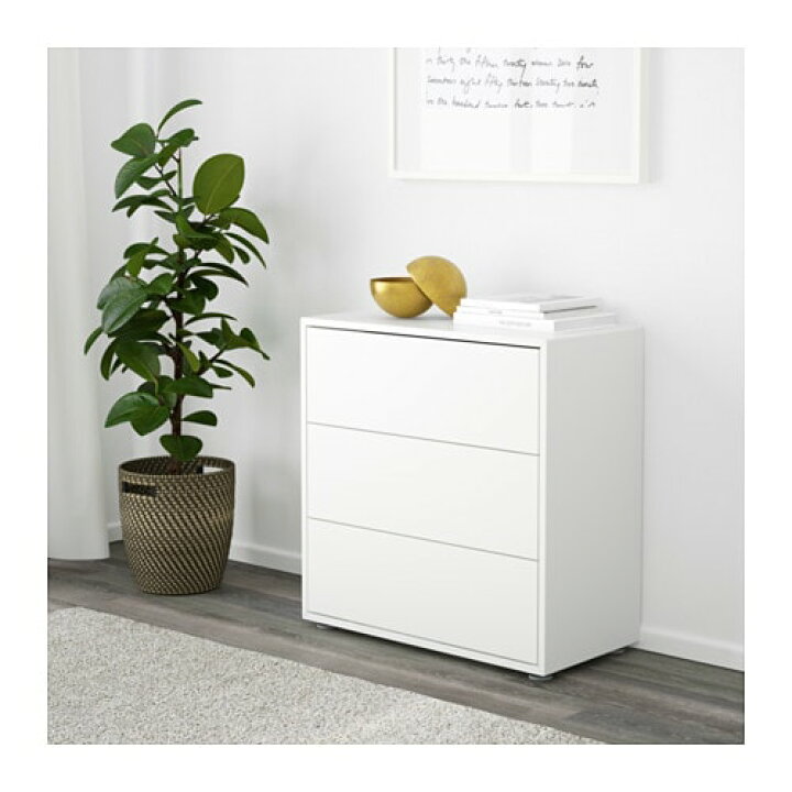 楽天市場】[IKEA/イケア/通販]EKET エーケト キャビネット 引き出し3個 