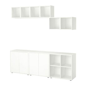 [IKEA/イケア/通販]EKET エーケト キャビネットコンビネーション 足付き, ホワイト[18](d)(29221063)