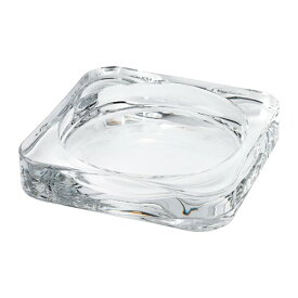 [IKEA/イケア/通販]GLASIG グラーシグ キャンドル皿, クリアガラス[A](b)(90290137)