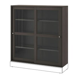 [IKEA/イケア/通販]HAVSTA ハーヴスタ コレクションケース, ダークブラウン[HI](a)(20391045)