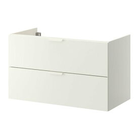 [IKEA/イケア/通販]GODMORGON グモロン 洗面台（引き出し×2）, ホワイト[FE](a)(60344108)