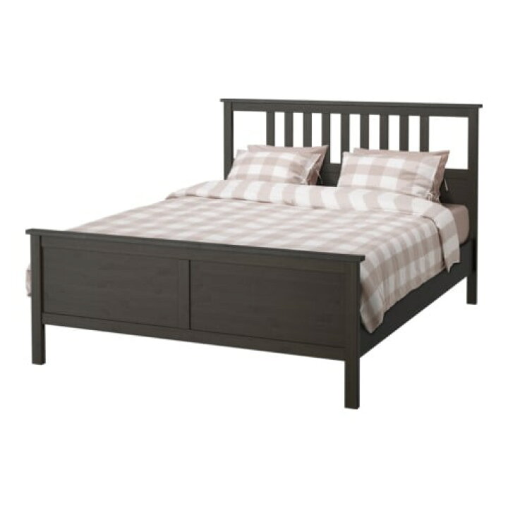 楽天市場 Ikea イケア 通販 Hemnes ヘムネス ベッドフレーム A マットレスなど別売りの商品がございます ご注意ください ブラックブラウン S 3 Webyセレクション 楽天市場店