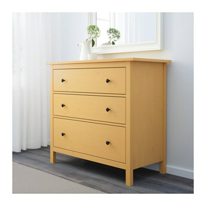 楽天市場】[IKEA/イケア/通販]HEMNES ヘムネス チェスト（引き出し×3 