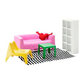 [IKEA/イケア/通販]HUSET フーセット ミニチュア家具 リビングルーム[A](c)(30235511)
