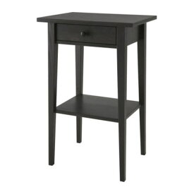 [IKEA/イケア/通販]HEMNES ヘムネス サイドテーブル, ブラックブラウン[D](c)(50354089)
