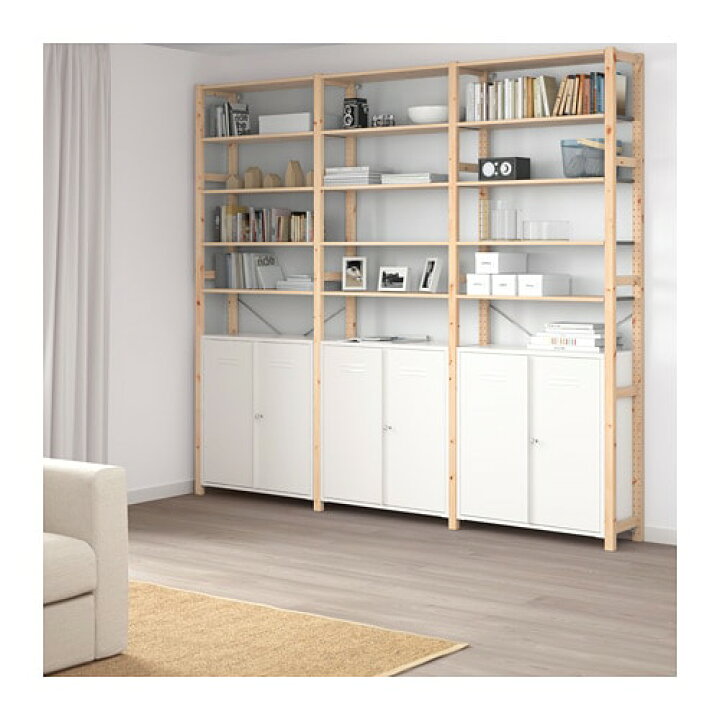 楽天市場】[IKEA/イケア/通販]IVAR イーヴァル キャビネット 扉付 