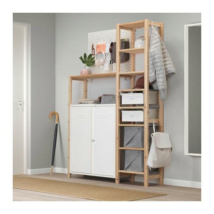 楽天市場】[IKEA/イケア/通販]IVAR イーヴァル キャビネット 扉付 