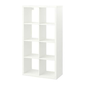 [IKEA/イケア/通販]KALLAX カラックス シェルフユニット, ホワイト【北欧・キャビネット・ディスプレイラック・オープンシェルフ】[I](d)(20351884)