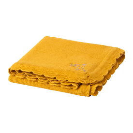 [IKEA/イケア/通販]SOLGUL ソルグル 毛布, ダークイエロー[A](c)(60421253)