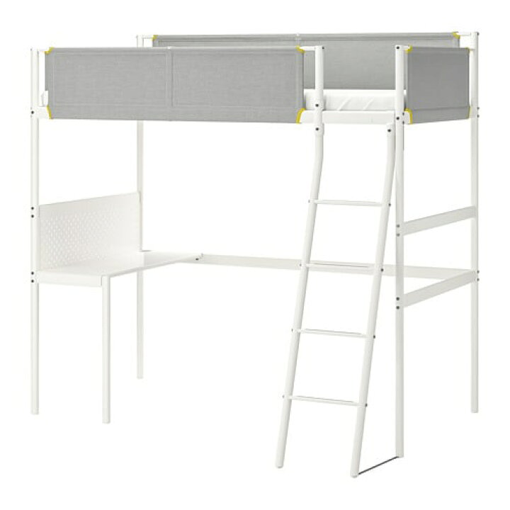 楽天市場】[IKEA/イケア/通販]VITVAL ヴィトヴァル ロフトベッド 