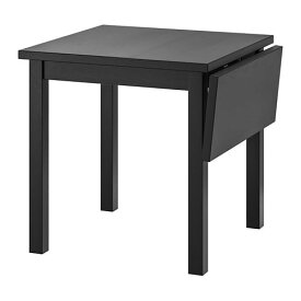 [IKEA/イケア/通販]NORDVIKEN ノルドヴィーケン ドロップリーフテーブル, ブラック[EH](c)(40369604)
