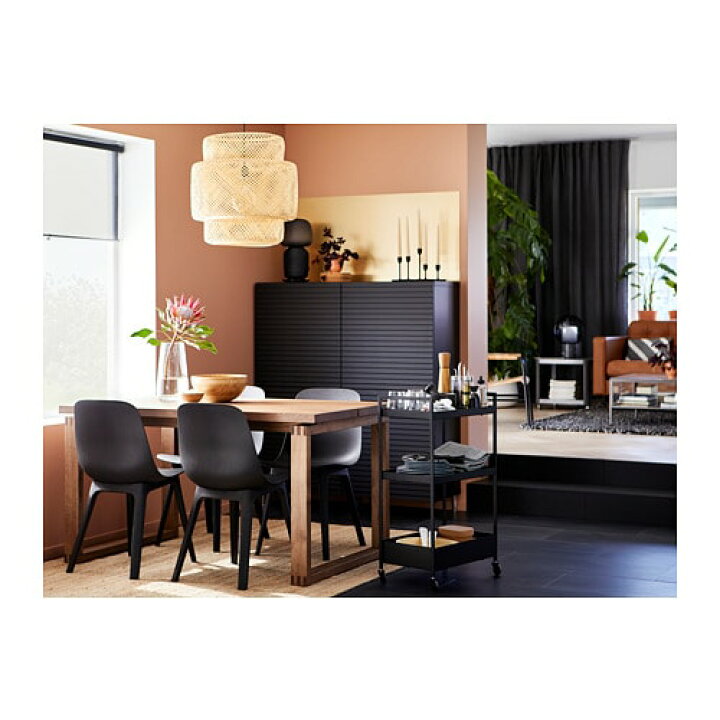楽天市場】[IKEA/イケア/通販]ODGER オドゲル チェア, チャコール[E](c 