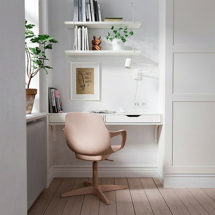 楽天市場】[IKEA/イケア/通販]ODGER オドゲル 回転チェア, ホワイト 