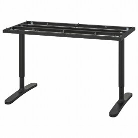[IKEA/イケア/通販]BEKANT ベカント 下部フレーム テーブルトップ用, ブラック[H](a)(10255326)