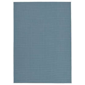 [IKEA/イケア/通販]MORUM モールム ラグ 平織り、室内/屋外用, ライトブルー[J](a)(20492493)