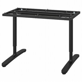 [IKEA/イケア/通販]BEKANT ベカント 下部フレーム テーブルトップ用, ブラック[F](a)(50252910)