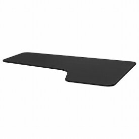 [IKEA/イケア/通販]BEKANT ベカント コーナーテーブルトップ 右, ブラックステインアッシュ材突き板[L](a)(50366285)