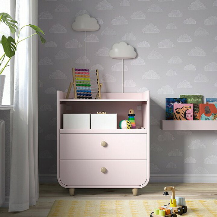 楽天市場】[IKEA/イケア/通販]MYLLRA ミルラ おむつ替え台 引き出し 