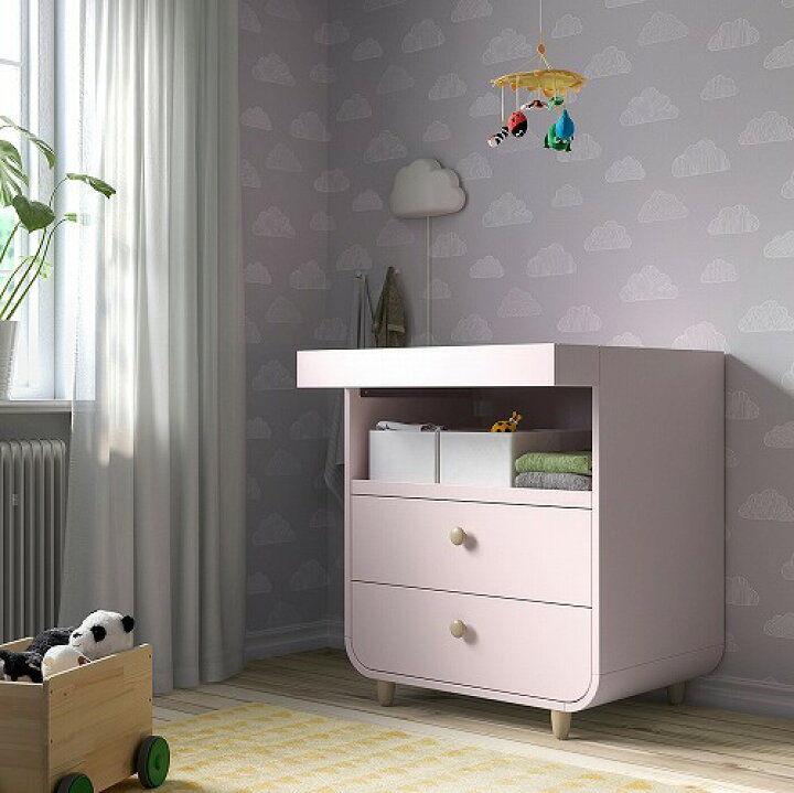楽天市場】[IKEA/イケア/通販]MYLLRA ミルラ おむつ替え台 引き出し 
