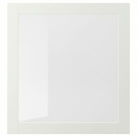 [IKEA/イケア/通販]SINDVIK シンドヴィーク ガラス扉, ホワイト/クリアガラス[D](c)(70291859)