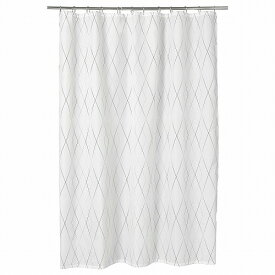 [IKEA/イケア/通販]BASTSJON バストショーン シャワーカーテン, ホワイト/グレー/ベージュ[A](c)(60466067)