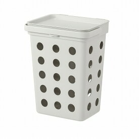 [IKEA/イケア/通販]HALLBAR ホルバル 生ゴミ用ふた付きゴミ箱, ライトグレー[CA](c)(60433883)