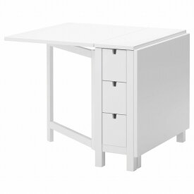 [IKEA/イケア/通販]NORDEN ノールデン ゲートレッグテーブル, ホワイト[FG](c)(70422394)