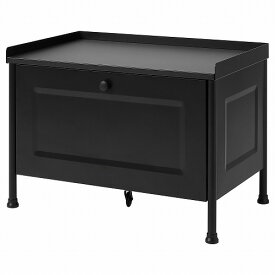 [IKEA/イケア/通販]KORNSJO コルンシェー 収納ベンチ, ブラック[D](a)(80471591)