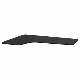 [IKEA/イケア/通販]BEKANT ベカント コーナーテーブルトップ 左, ブラックステインアッシュ材突き板[L](a)(80366279)