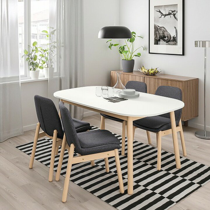 楽天市場】[IKEA/イケア/通販]VEDBO ヴェードボー ダイニングテーブル 