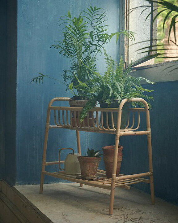 楽天市場】[IKEA/イケア/通販]BUSKBO ブスクボー プラントスタンド, 籐 