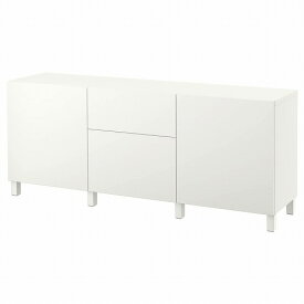 [IKEA/イケア/通販]BESTA ベストー 収納コンビネーション 引き出し付, ホワイト/ラップヴィーケン/ストゥッバルプ ホワイト[14](a)(09187381)