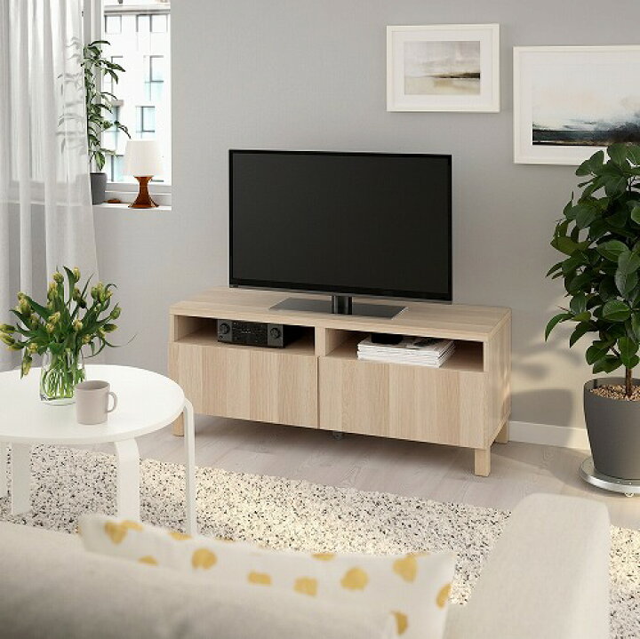 楽天市場】[IKEA/イケア/通販]BESTA ベストー テレビ台 引き出し付き 