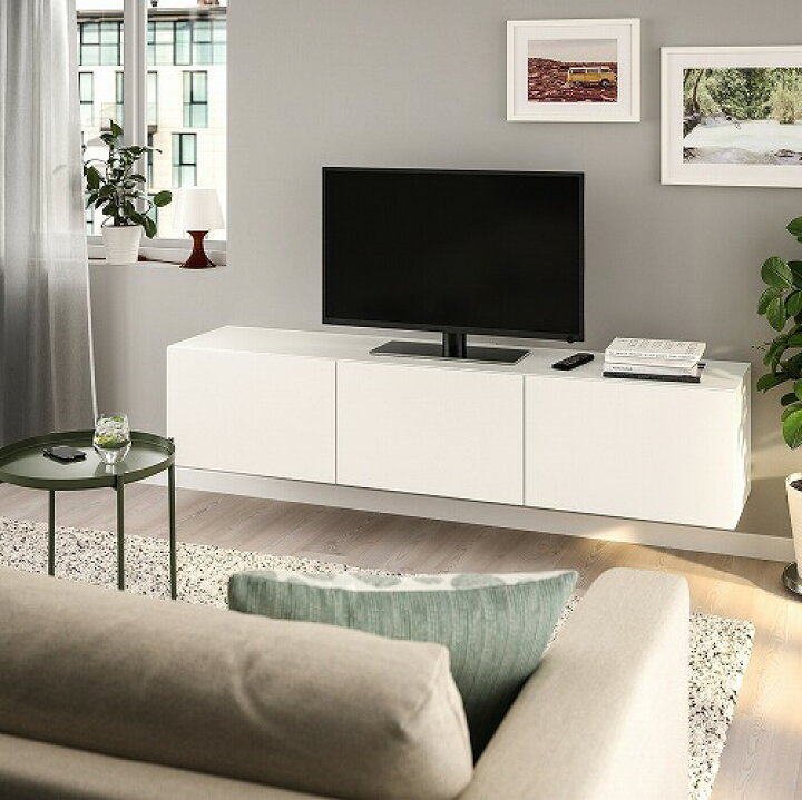 楽天市場】[IKEA/イケア/通販]BESTA ベストー テレビ台 扉付き 