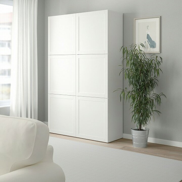 楽天市場】[IKEA/イケア/通販]BESTA ベストー 収納コンビネーション 扉 