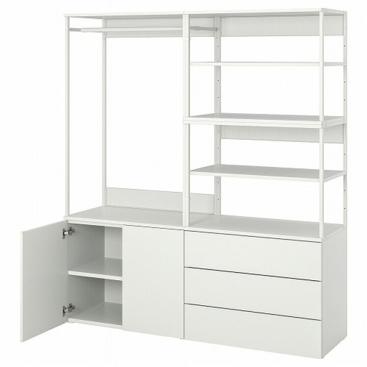 楽天市場】[IKEA/イケア/通販]PLATSA プラッツァ ワードローブ 扉2枚+ 