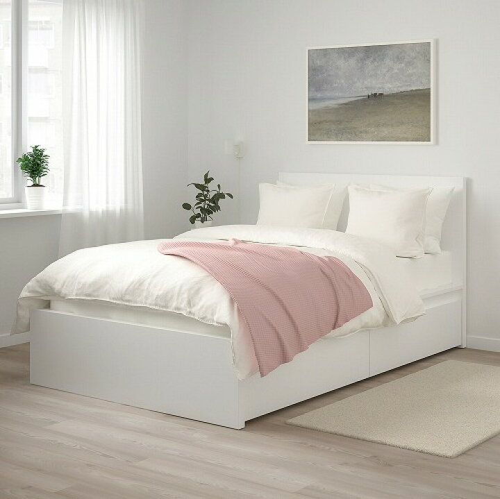 楽天市場】[IKEA/イケア/通販]MALM マルム ベッドフレーム 収納 