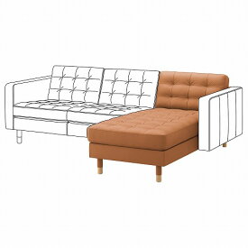[IKEA/イケア/通販]LANDSKRONA ランズクローナ 追加用寝椅子, グラン/ボームスタード ゴールデンブラウン/ウッド[LA](a)(39269177)