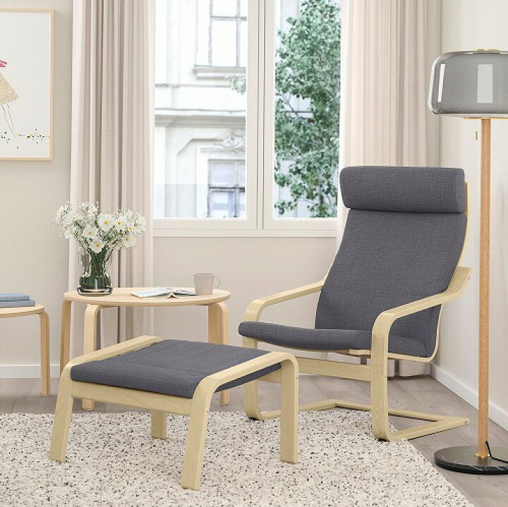 楽天市場】[IKEA/イケア/通販]POANG ポエング パーソナルチェア 