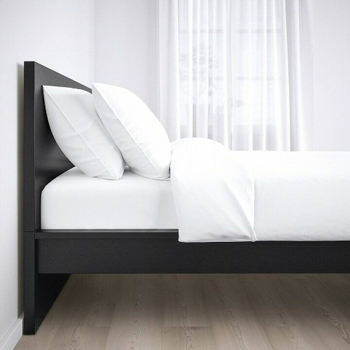 楽天市場】[IKEA/イケア/通販]MALM マルム ベッドフレーム, ブラック 