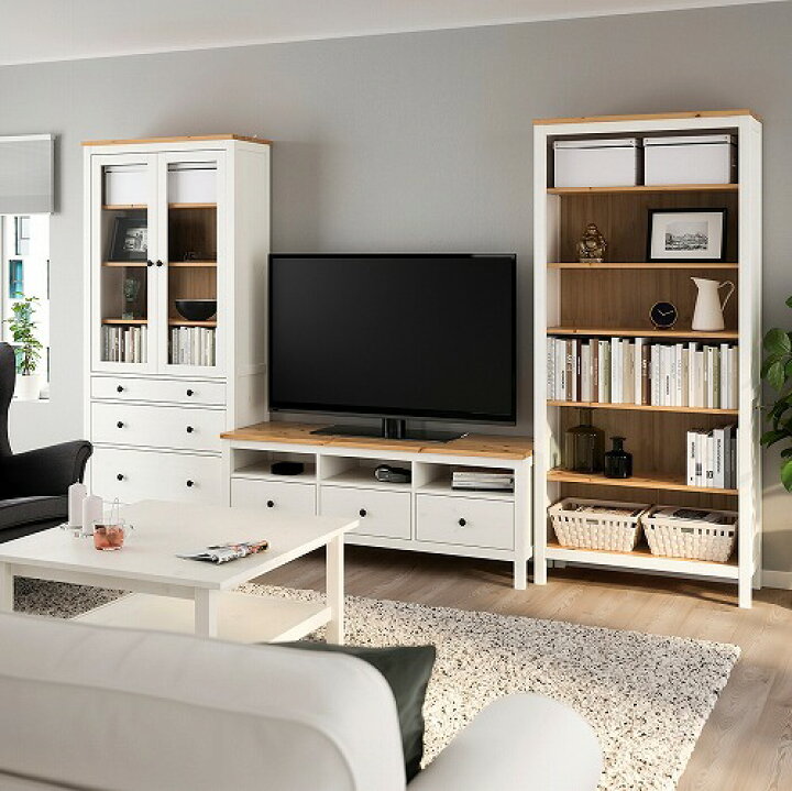 楽天市場】[IKEA/イケア/通販]HEMNES ヘムネス テレビボード, ホワイト 